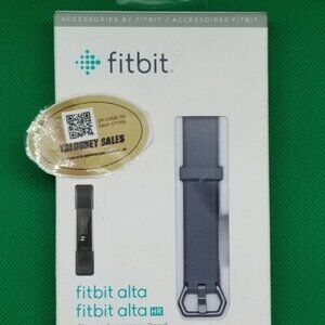 New Fitbit Classic Accessory Band for Alta/Alta HR, Grey, Small NIB